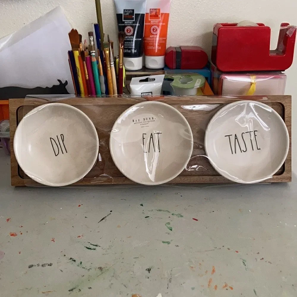 Rae Dunn Artisan Collection Bowl Set